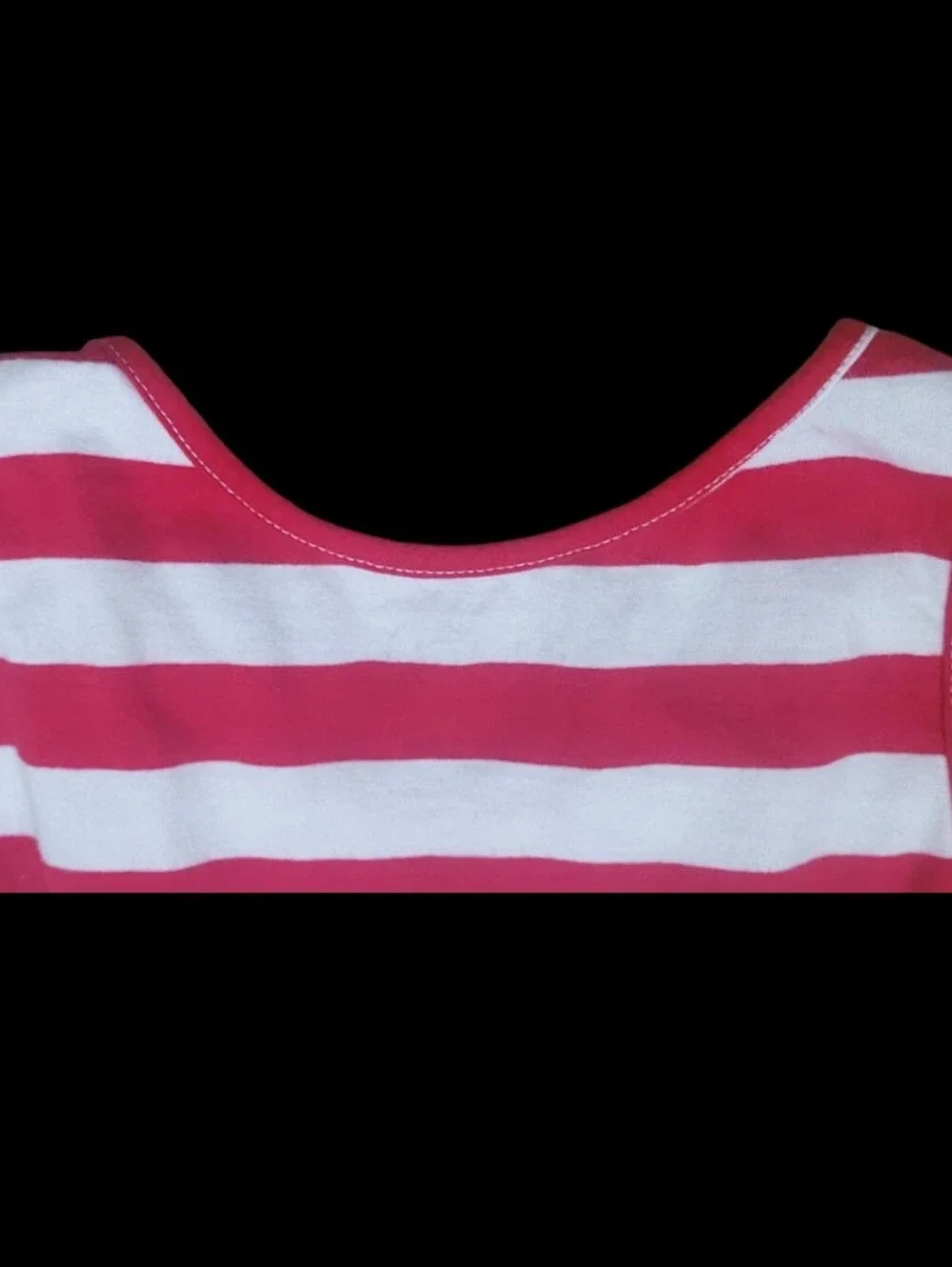 The Children's Place Girl's Red White and Navy Star Striped SleevelessTank Dress - Picture 8 of 11
